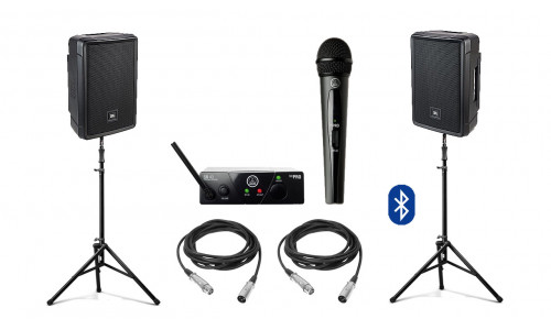 Акустична система JBL IRX108BT Bluetooth + мікрофон 2x200Вт
